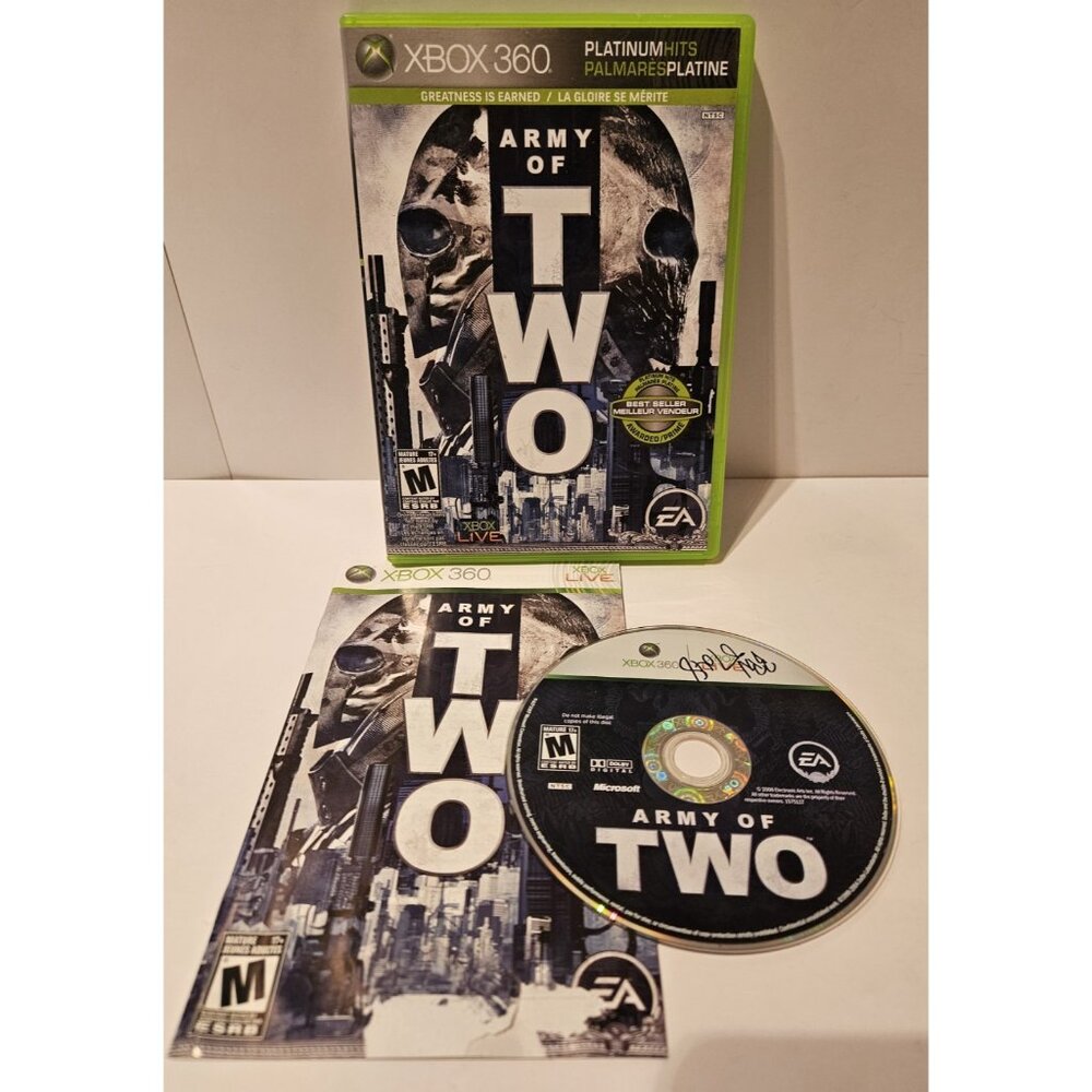 Army of Two (Microsoft Xbox 360, 2008) CiB